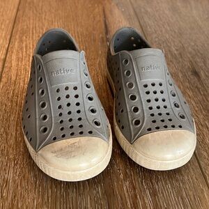 Gray native shoes size 7